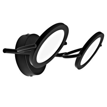 Inspire 2 light spotlight metal matte black diuna