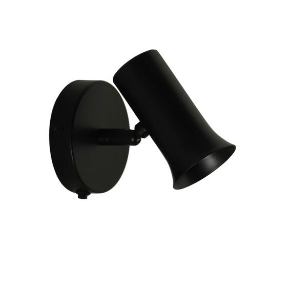 WALL LAMP E27X1 METAL MATT BLACK INSPIRE