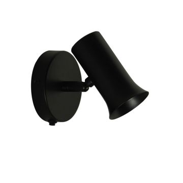 WALL LAMP E27X1 METAL MATT BLACK INSPIRE