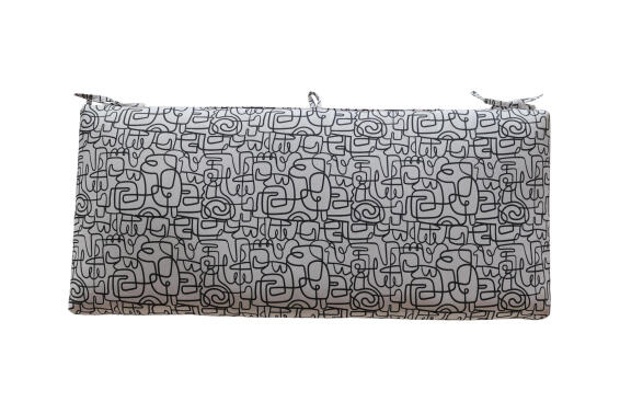 Modern Neutral Outdoor Cushion For Bench L110cmxW50cm 