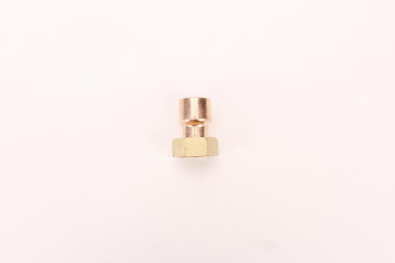 Tap connector straight copper capillary 22mm