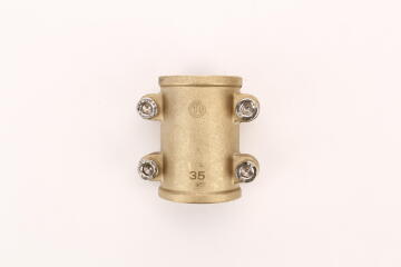 Clamp tube repair brass 35mm