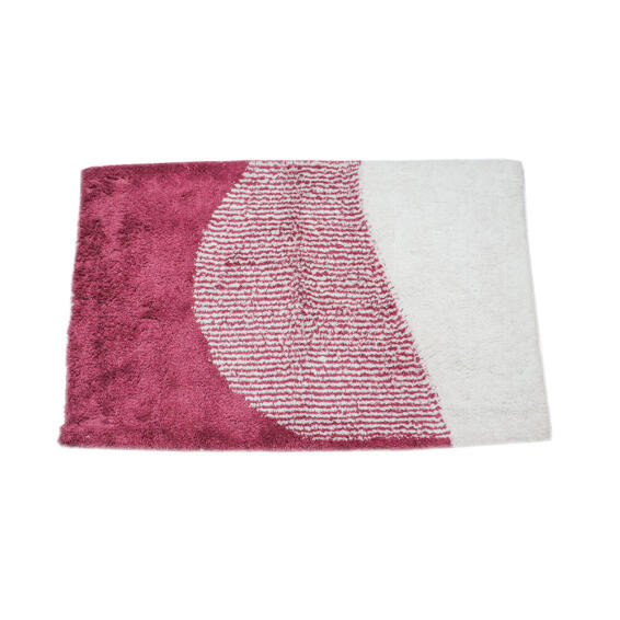 Geo 100% Cotton Bathmat Pink 