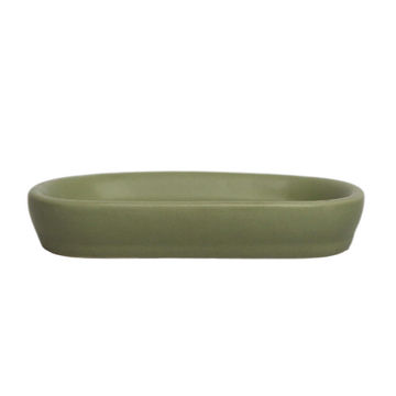 Ceramic Soap Dish Green