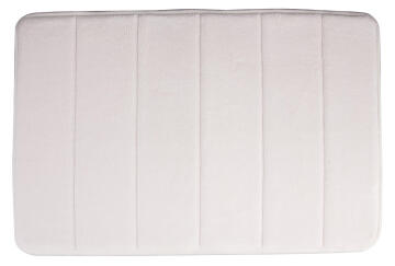 Bath mat memory foam cotton SENSEA Cocoon2 light grey