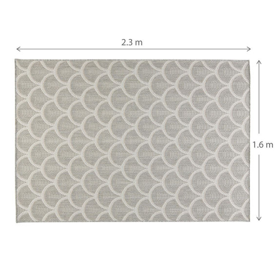 NATERIAL DELOS SPOT PET RUG 160X230 CRM
