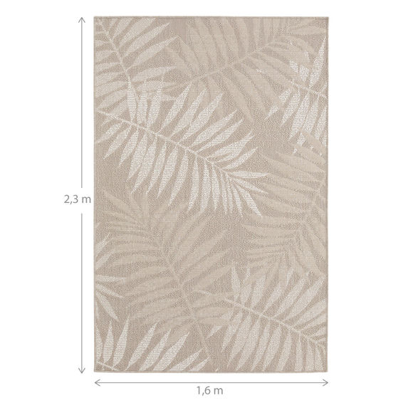 NATERIAL DELOS SAVAGE RUG 160X230 CREAM