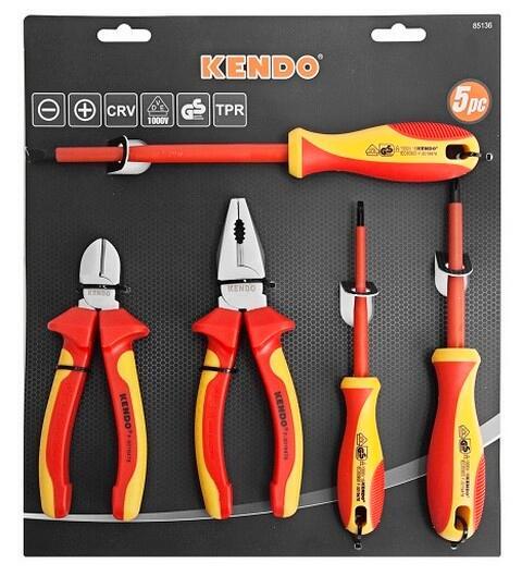 PLIER SET 5PC KENDO VDE SET