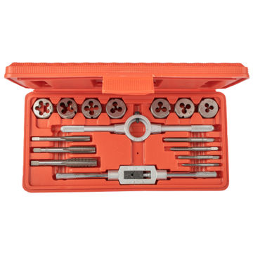 TAP AND DIE TORK CRAFT SET 16PCE IN PLASTIC CASE