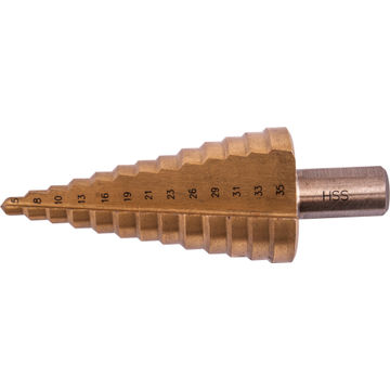 STEP DRILL HSS TORK CRAFT 5-35MMX2-3MM