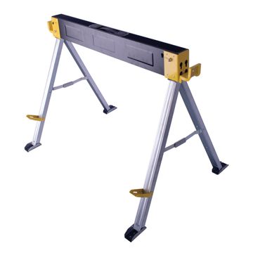 SAW HORSE STEEL TRESSLE 900MM X 730MM FOLDABLE SINGLE FRAME