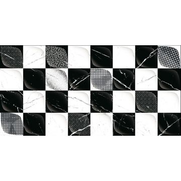 W/TILE JAZZ BLACK&WHITE D??COR 30X60 MATT