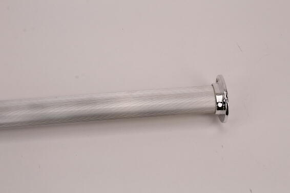 Wardrobe Hanging Rail Oval With Gold Ends D1.9cmxl125cm