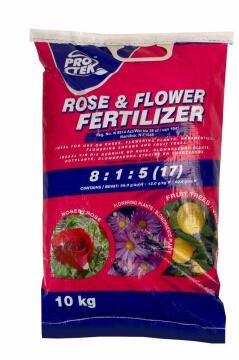Fertiliser, Rose & Flower 8.1.5, PROTEK, 10kg