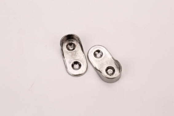 Wardrobe Rail Support Chrome D1.5cm Set Of 2