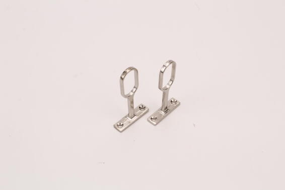 Wardrobe Rail Support Chrome D1.5cm Set Of 2