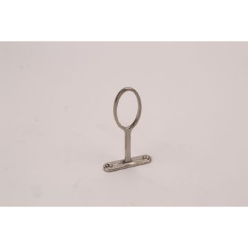 Wardrobe Oval Rail Support Metal D1.9cm