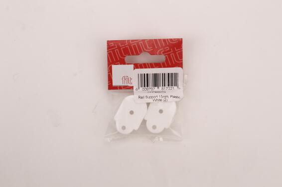 Wardrobe Rail Support Plastic D1.5cm Set Of 2