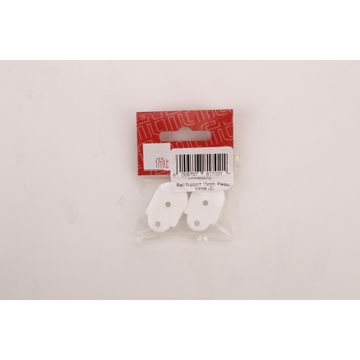 Wardrobe Rail Support Plastic D1.5cm Set Of 2