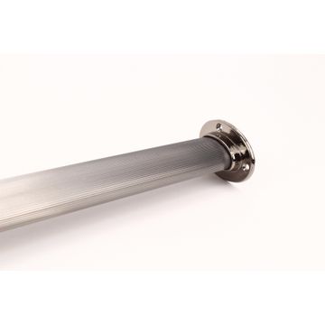 Cupboard rail oval tube w/ends gold D1.9 x L100cm