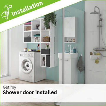 Shower door installation fee