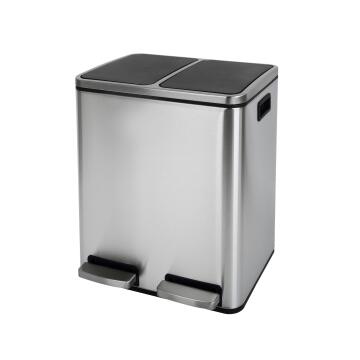 Delinia Kitchen Recycle Dustbin Soft Close Stainless Steel With 2 ...