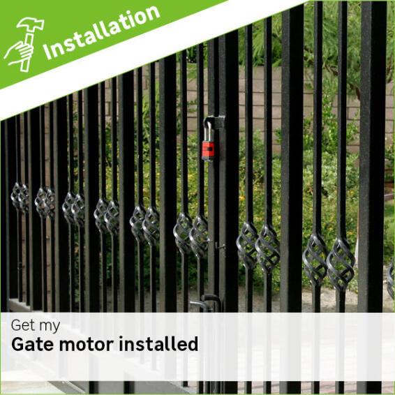 Gate motor installation fee