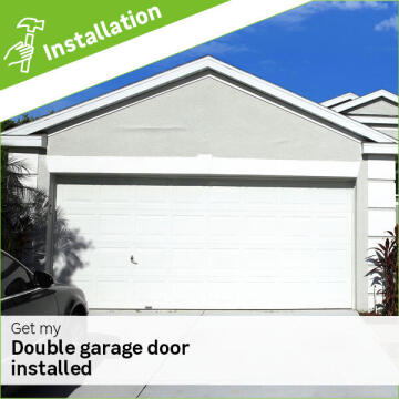 Double garage door installation fee