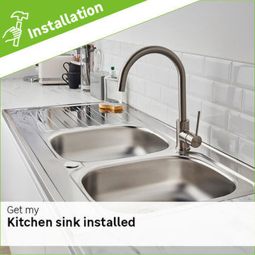 Plumber: kitchen sink installation fee