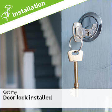 Door lock installation fee