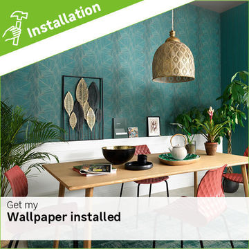 Wallpaper installation fee per roll