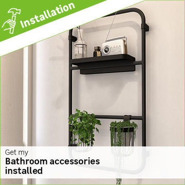 Bathroom accessory installation fee