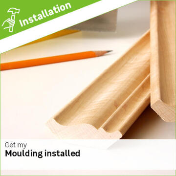 Moulding installation fee per meter