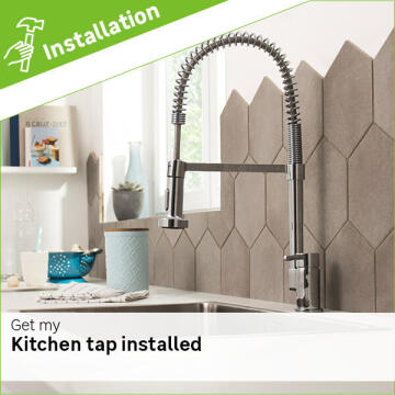 Plumber: kitchen tap installation fee