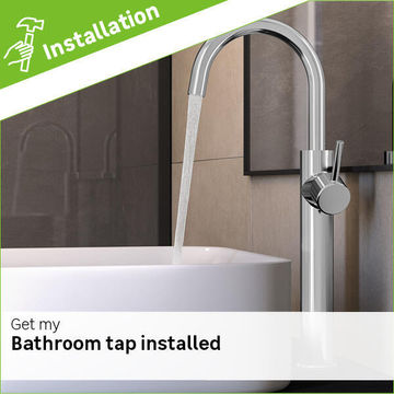 Plumber: bathroom tap installation fee