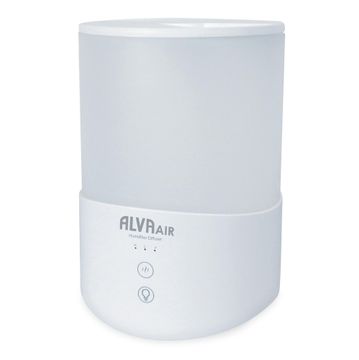 Alva Air Ultrasonic Humidifier + Diffuser  2.5L Capacity  With 7 Colour  LED Lights