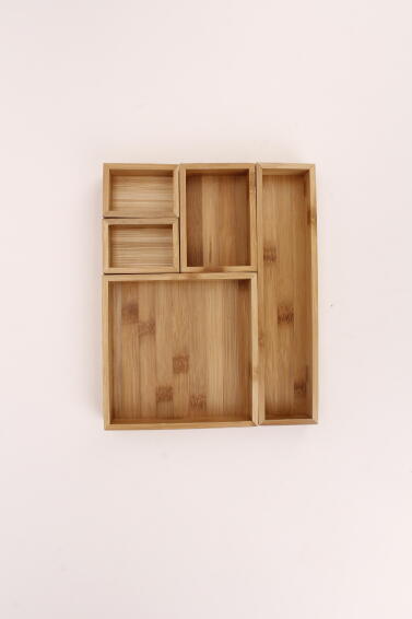 Sensea Bamboo Storage Tray set of 5