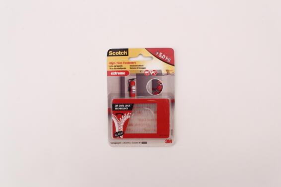 Dual lock high tech fasteners extreme clear 2 strips scotch