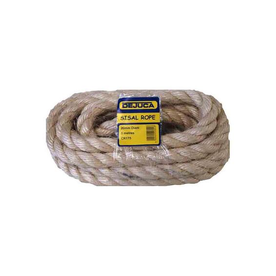 Sisal Rope 20mm x 5m Hank