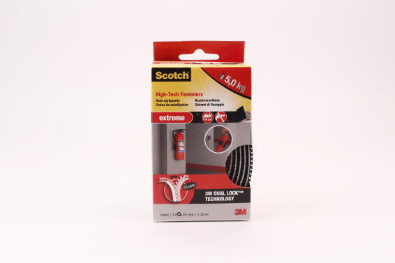 Dual lock high tech fasteners extreme black 25mmx1.2m 2 rolls scotch