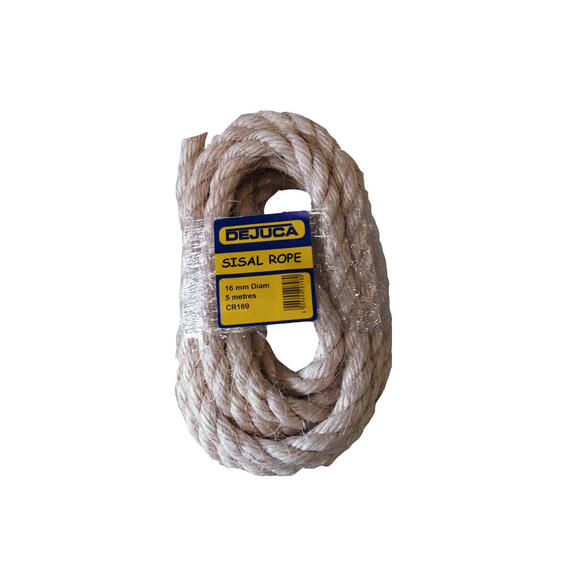 Sisal Rope 16mm x 5m Hank