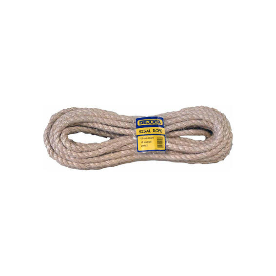 Sisal Rope 12mm x 15m Hank