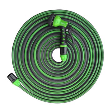 Expandable hose geolia geocompact 35m polymer diam 14 - 7 jets gun