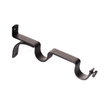 28MM DOUBLE BRACKETS (2PCS) - MATT BLACK