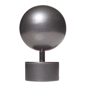 28MM BALL FINIAL GUN METAL (2PCS)