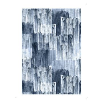 PRINT BLUE SET 3 30X40CM