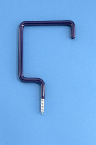 SQUARED HOOK 9 MM COATED