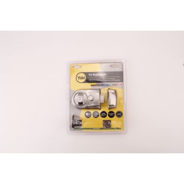 Nightlatch satin nickle Y3 yale