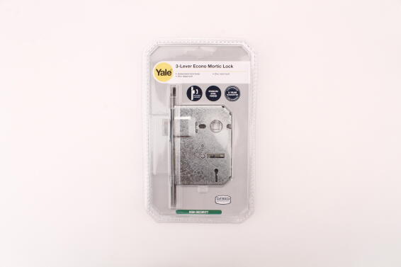 Mortice lock body galvanised 3-lever yale