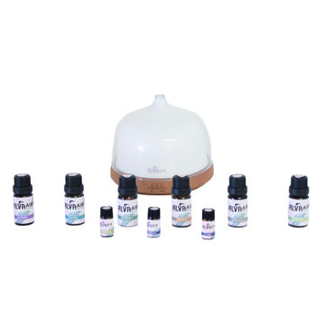 Alva essential  oil diffuser  & 9pc oils  value bundle